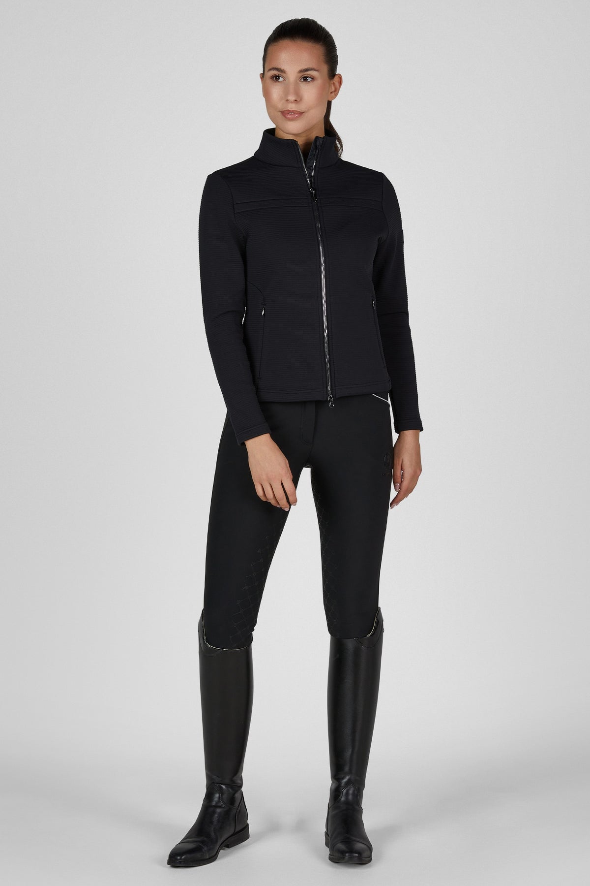 Eskadron Heritage 26/27 Womens Ribbed Longsleeve Zip Shirt Women’s Riding Clothing