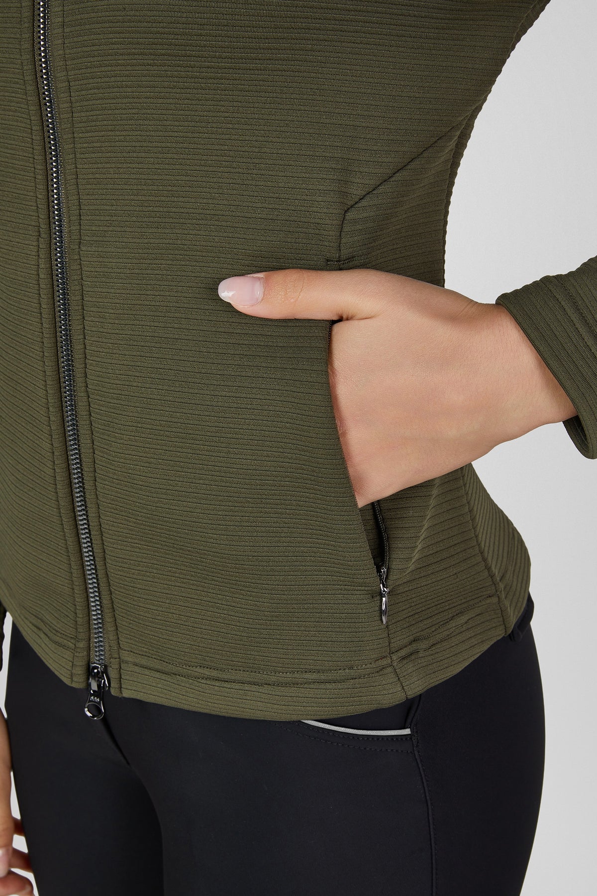 Eskadron Heritage 26/27 Womens Ribbed Longsleeve Zip Shirt Women’s Riding Clothing