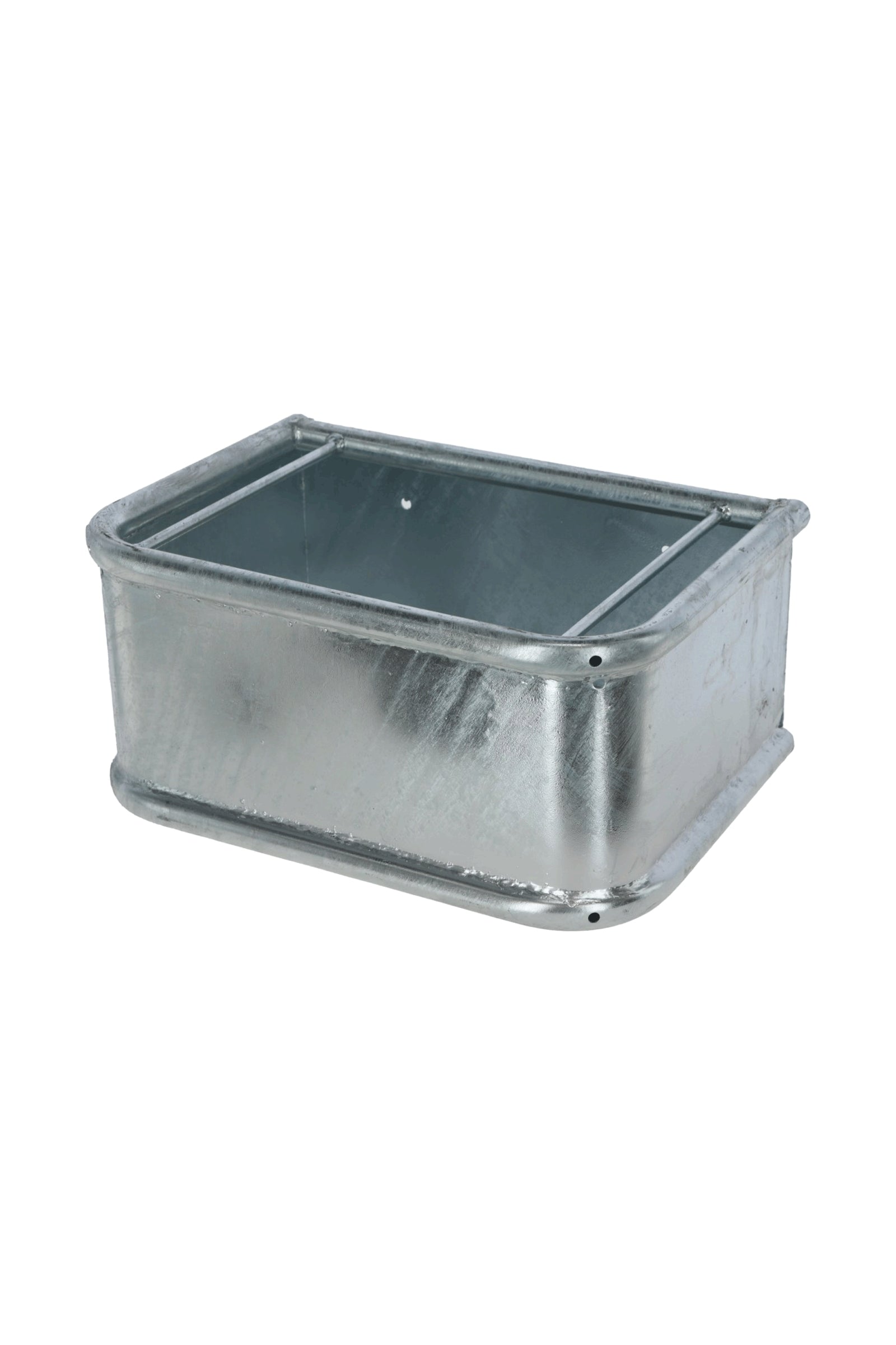 Kerbl rechthoekige metalen voederbak, 35 l Voederen & Drinken