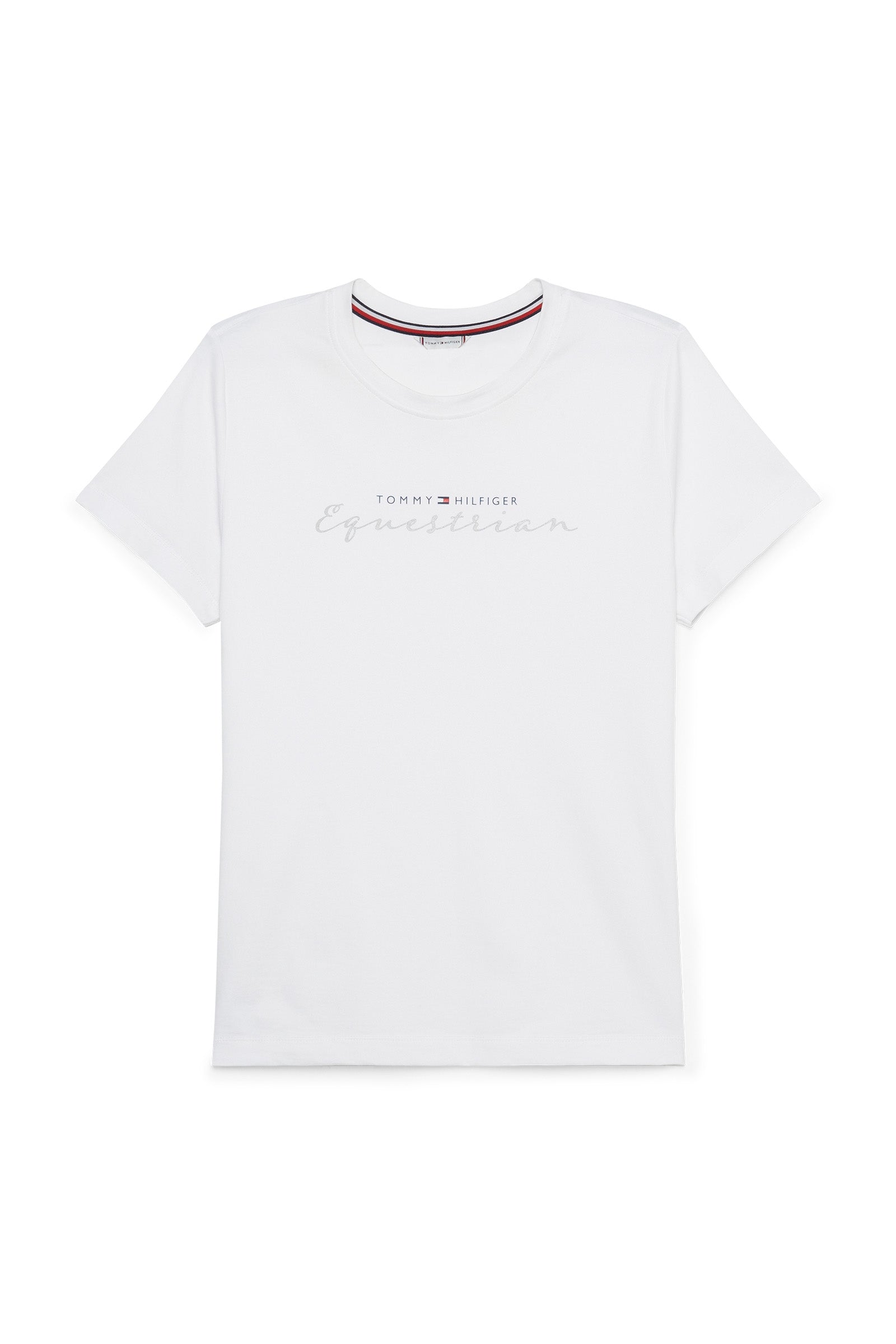 Tommy Hilfiger Equestrian Brooklyn T-shirt met korte mouwen en motief Dames paardrijkleding
