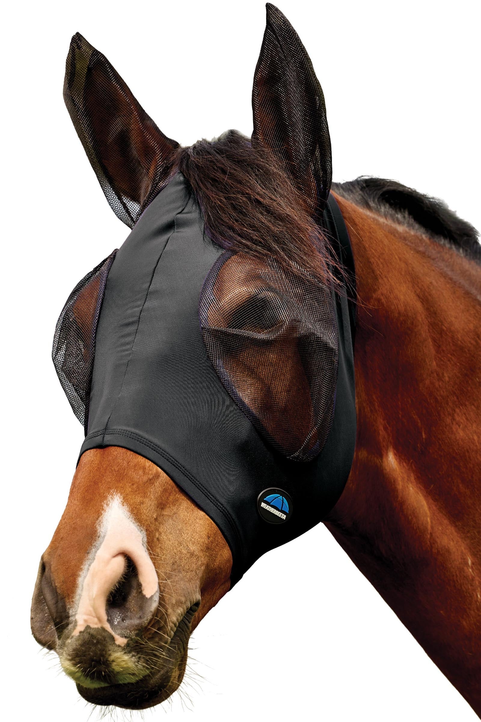Weatherbeeta Comfitec Deluxe Stretch Vliegenmasker met oren Vliegenbescherming