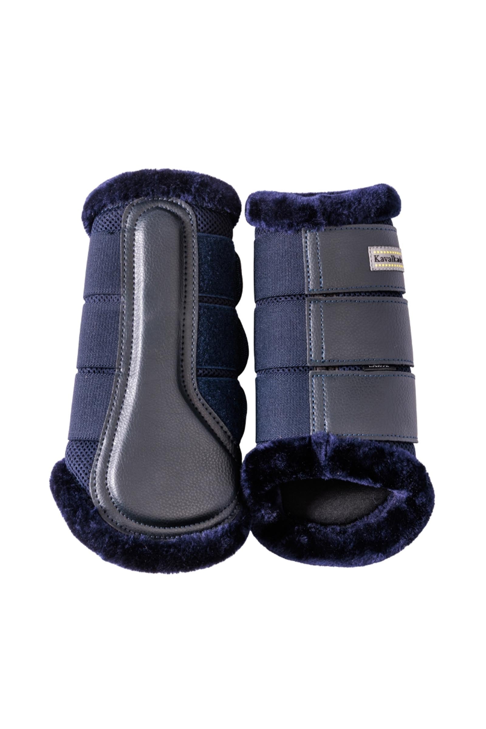Kavalkade Anatomic Mesh beenbeschermers met imitatiebont Leg Protection & Hoof Protection for Horses