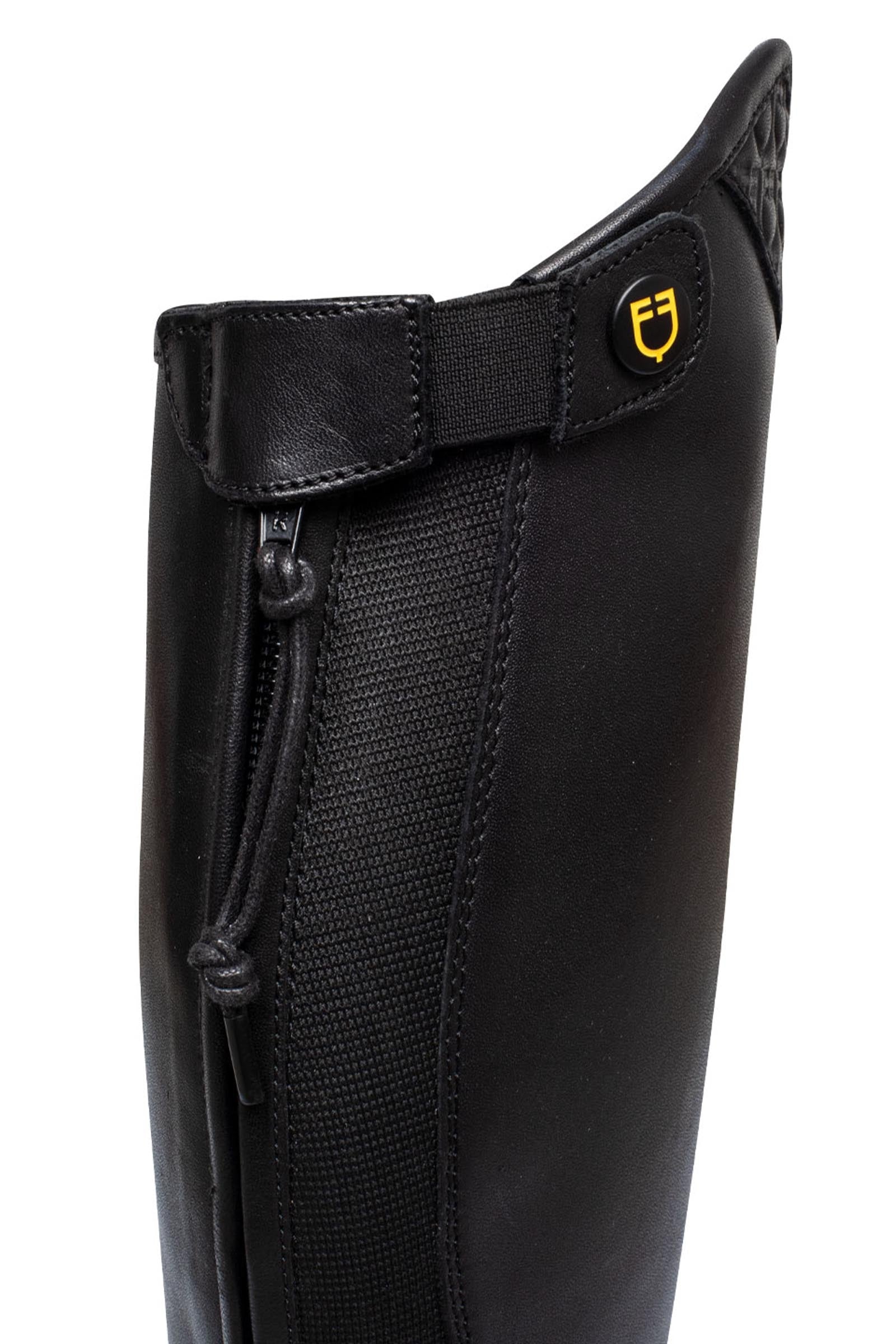 Equestro Unisex Boots With Laces and Multilogo Insert Riding Boots & Riding Shoes