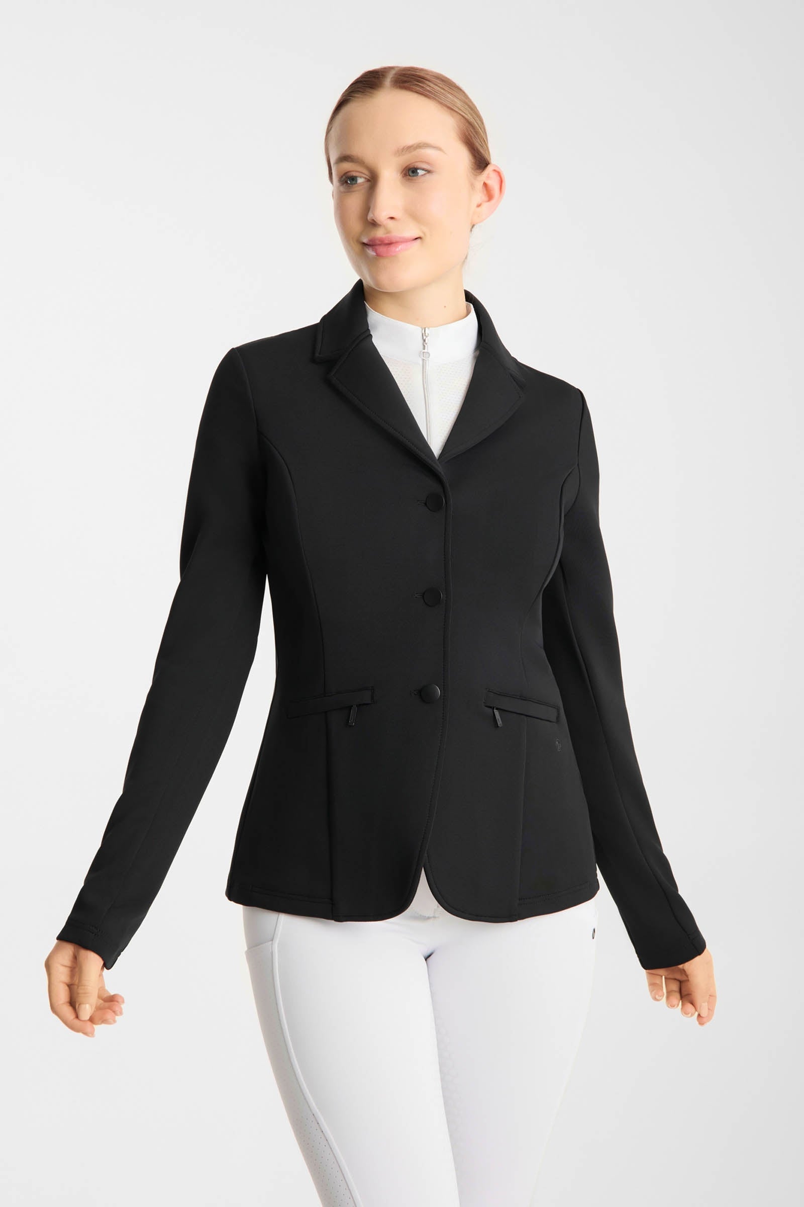 Horze Gisela dames geperforeerd wedstrijdjasje Dames paardrijkleding