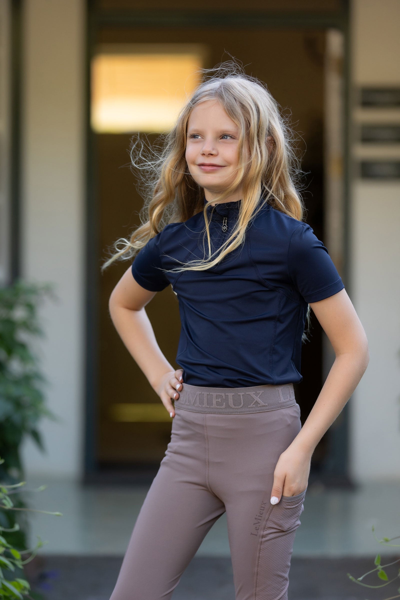 LeMieux Young Rider Short Sleeve Base Layer Kids Apparel