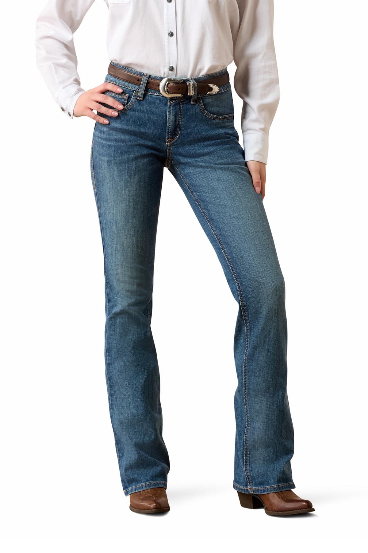 Ariat Dames Maggie Boot Cut-jeans met Perfect Rise Womens Breeches