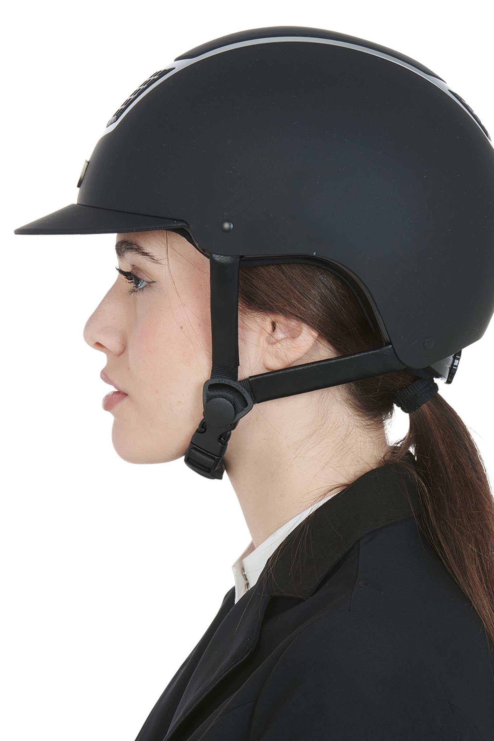 Equestro Ultra Light Helmet With Polished Frame Homologation En 1384-2023 Safety Equipment