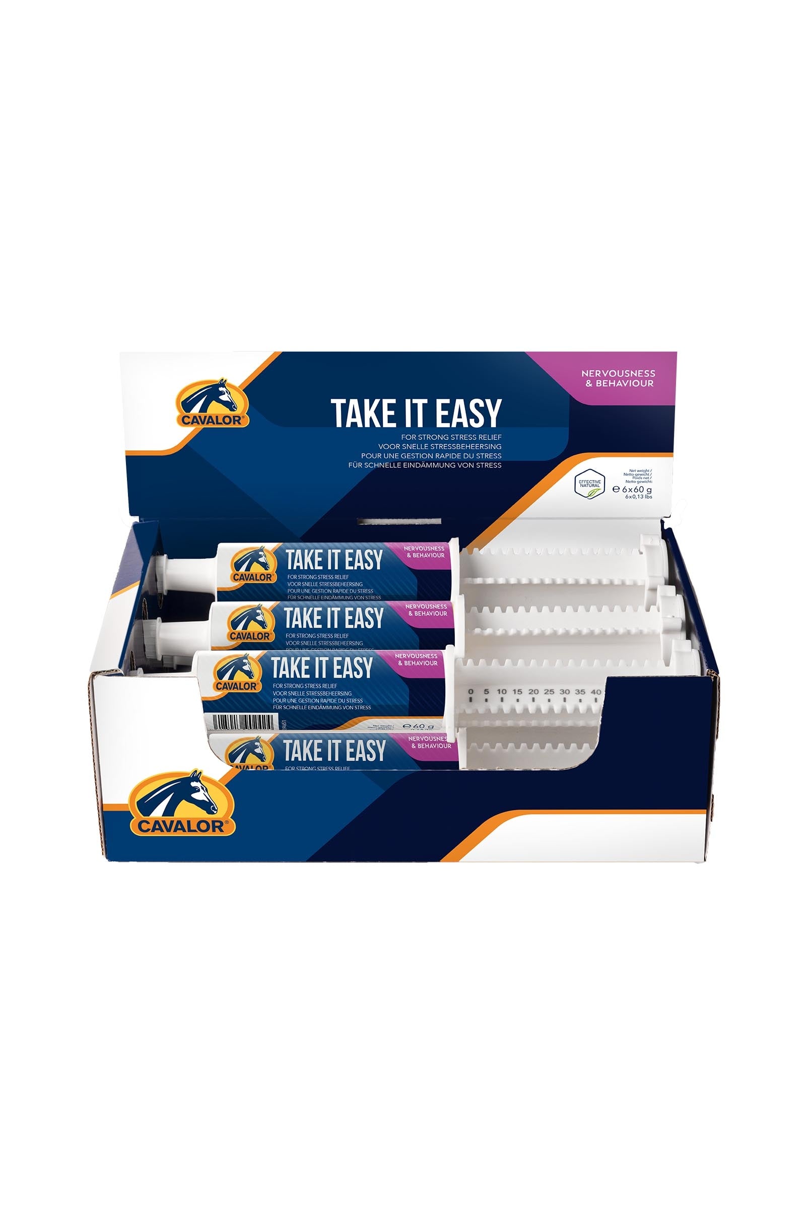 Cavalor Take It Easy, ontspanning, (6 x 60 g) Horse Feed & Nutrition
