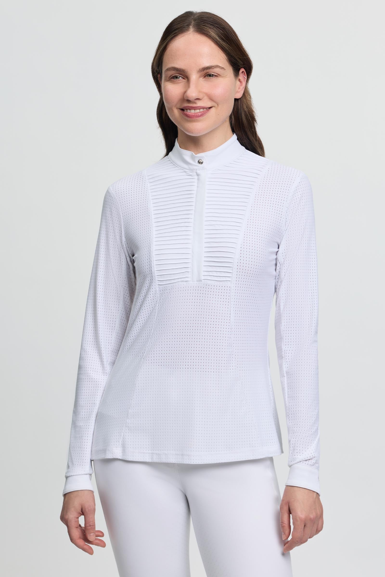 LeMieux Arielle dames wedstrijdshirt met lange mouwen Dames paardrijkleding
