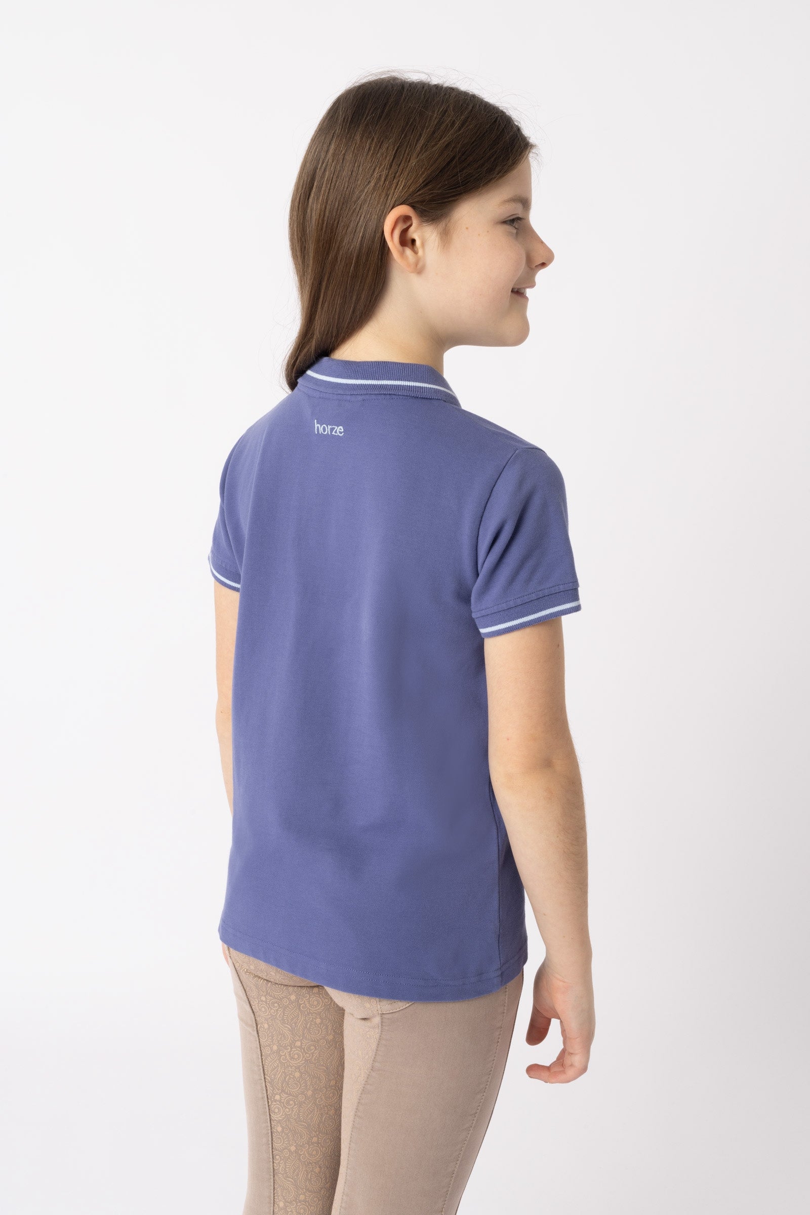 Horze Sohra Kids' Functional Poloshirt Kids Apparel