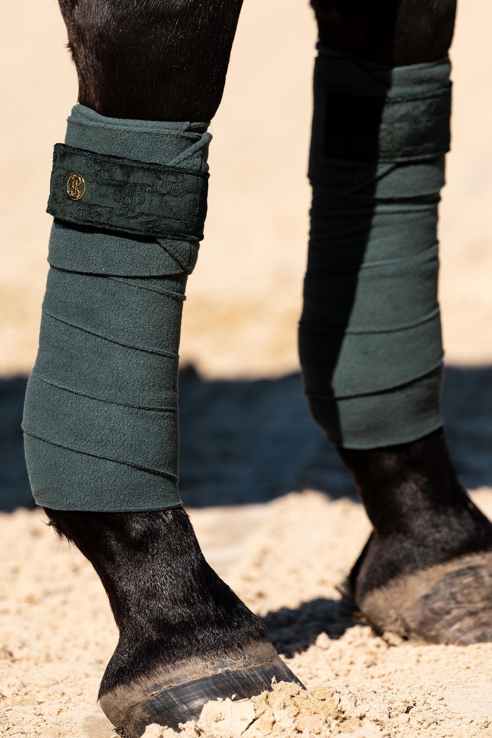 PS of Sweden Polos Velvet Monogram Leg Protection & Hoof Protection for Horses