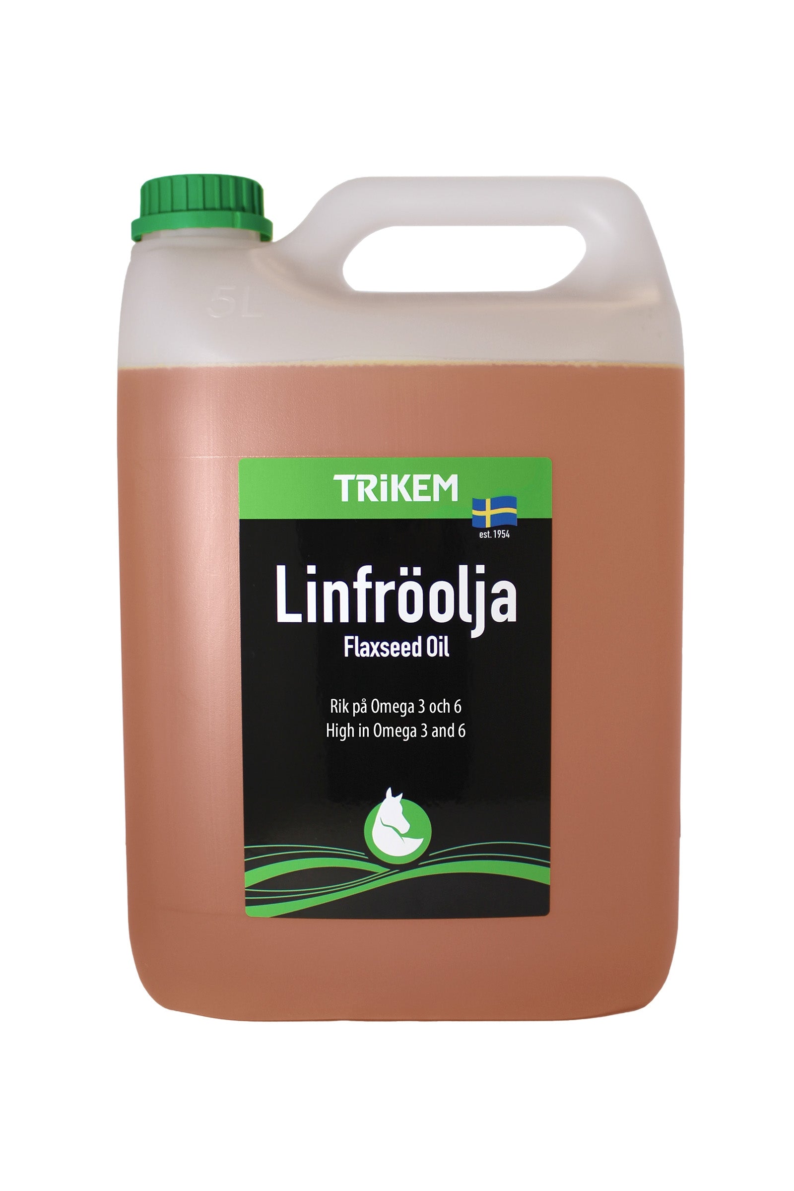 Trikem Lijnzaadolie, 5 liter Horse Feed & Nutrition
