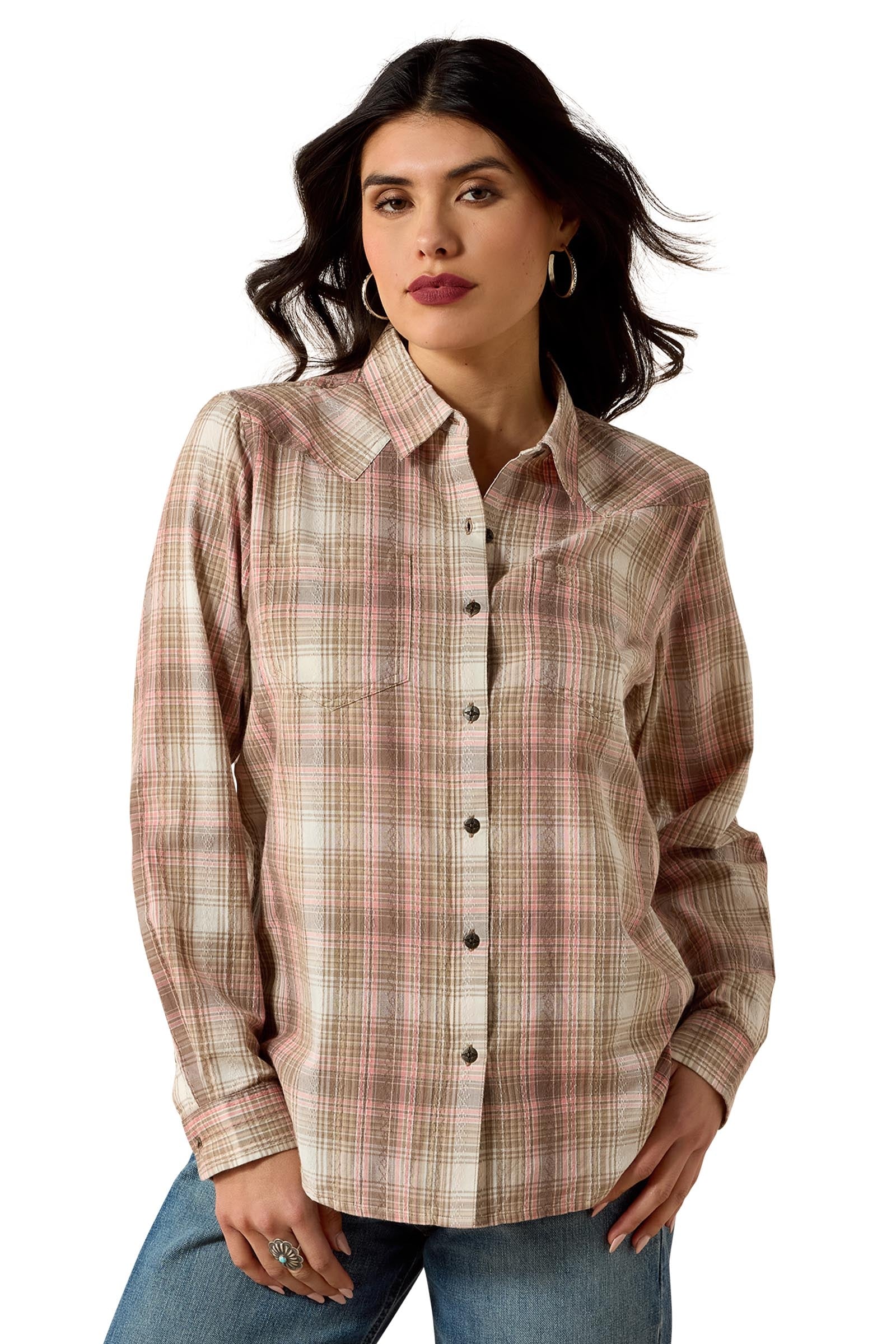 Ariat Billie Jean dames blouse met lange mouwen Dames paardrijkleding