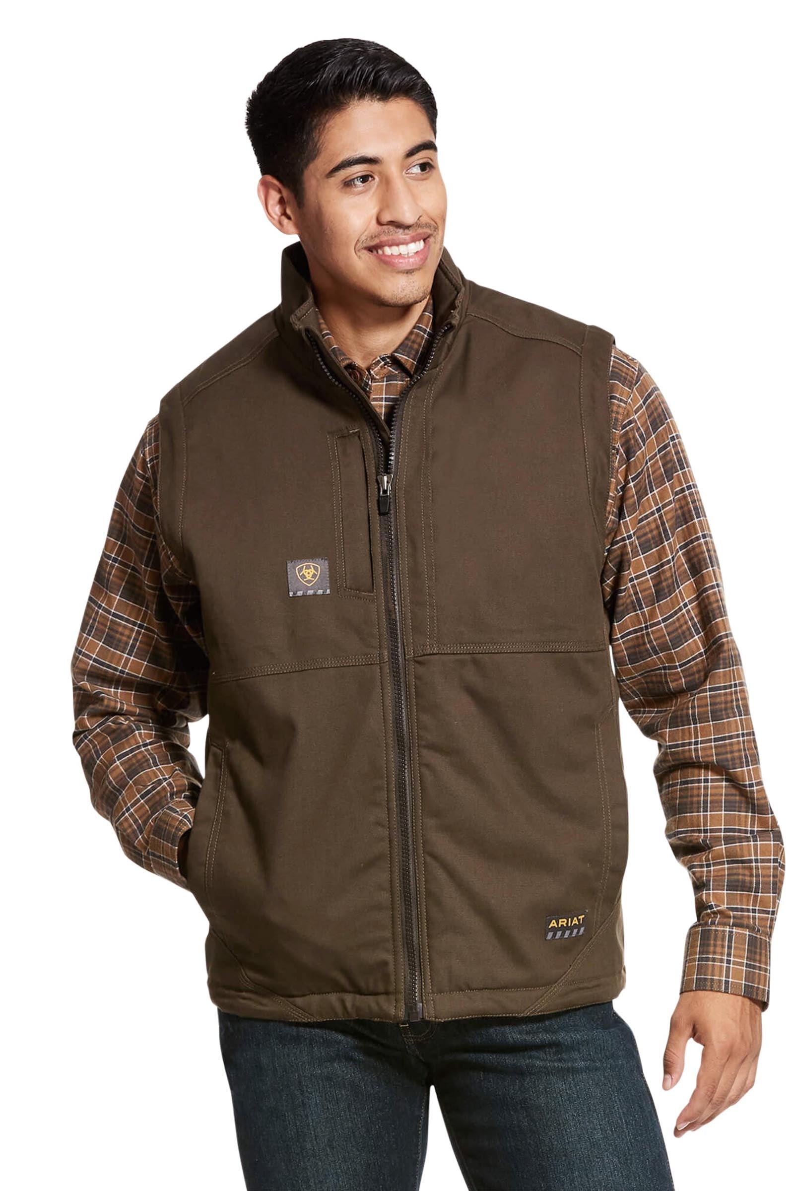 Ariat Rebar DuraCanvas mouwloze herenbodywarmer Heren paardrijkleding