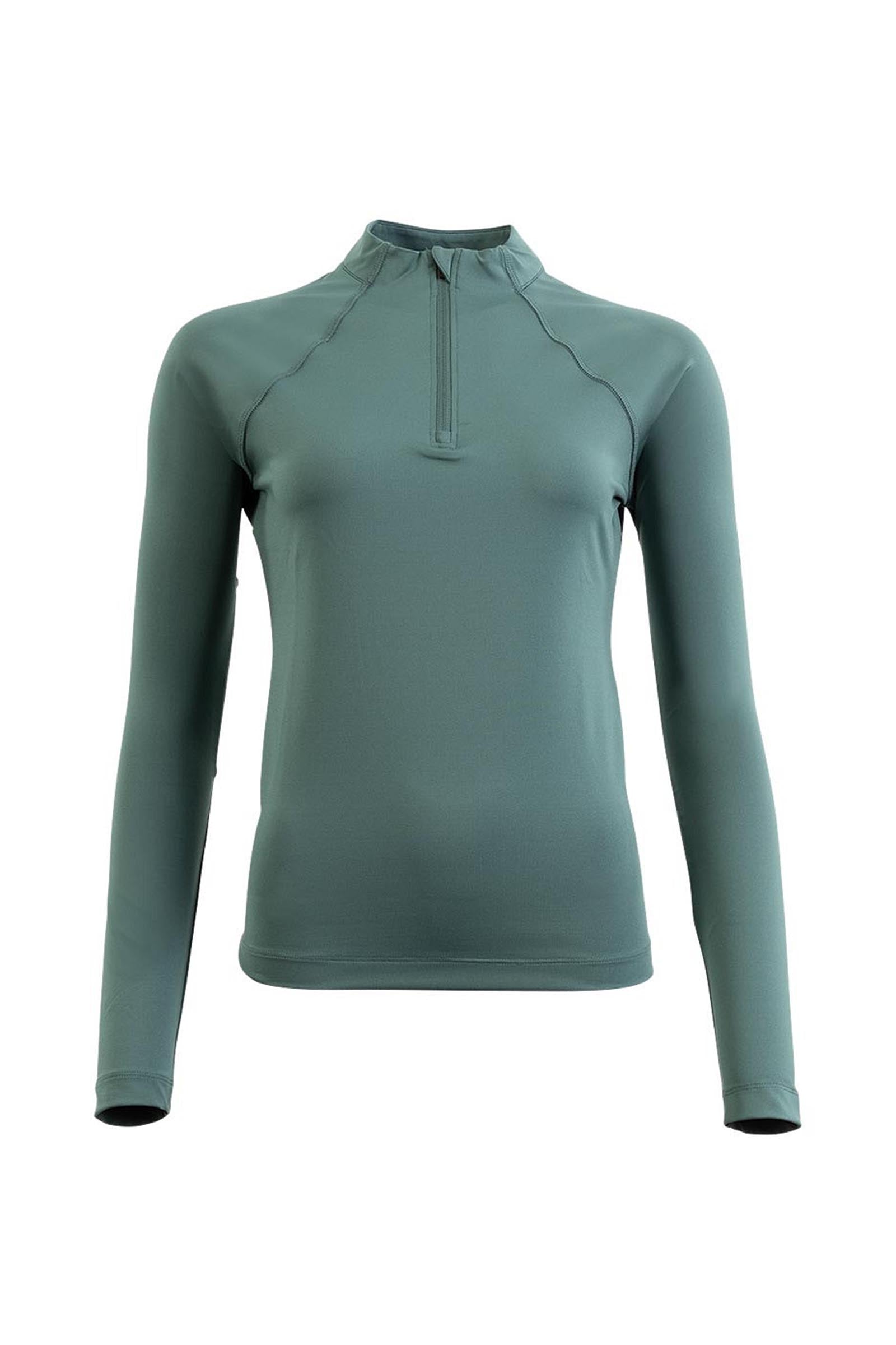 BR CLX dames shirt met lange mouwen en rits Dames paardrijkleding