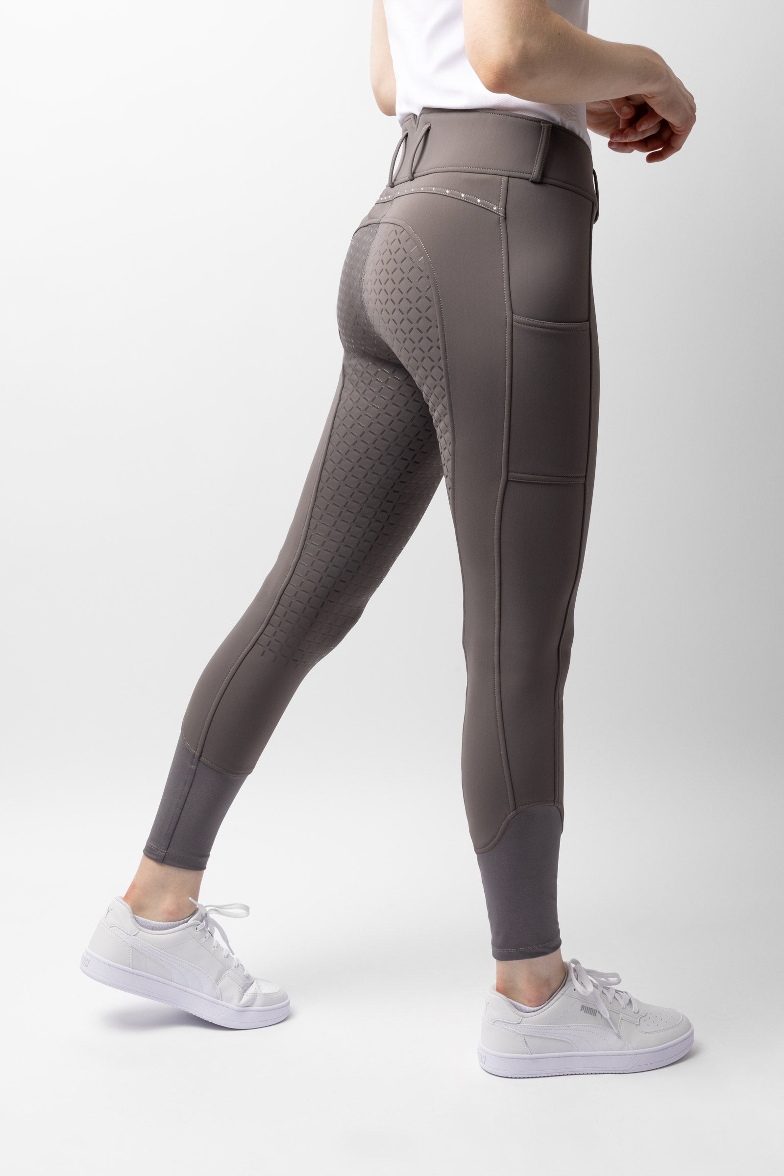 Horze Macy thermo rijbroek met volledig grip Womens Breeches