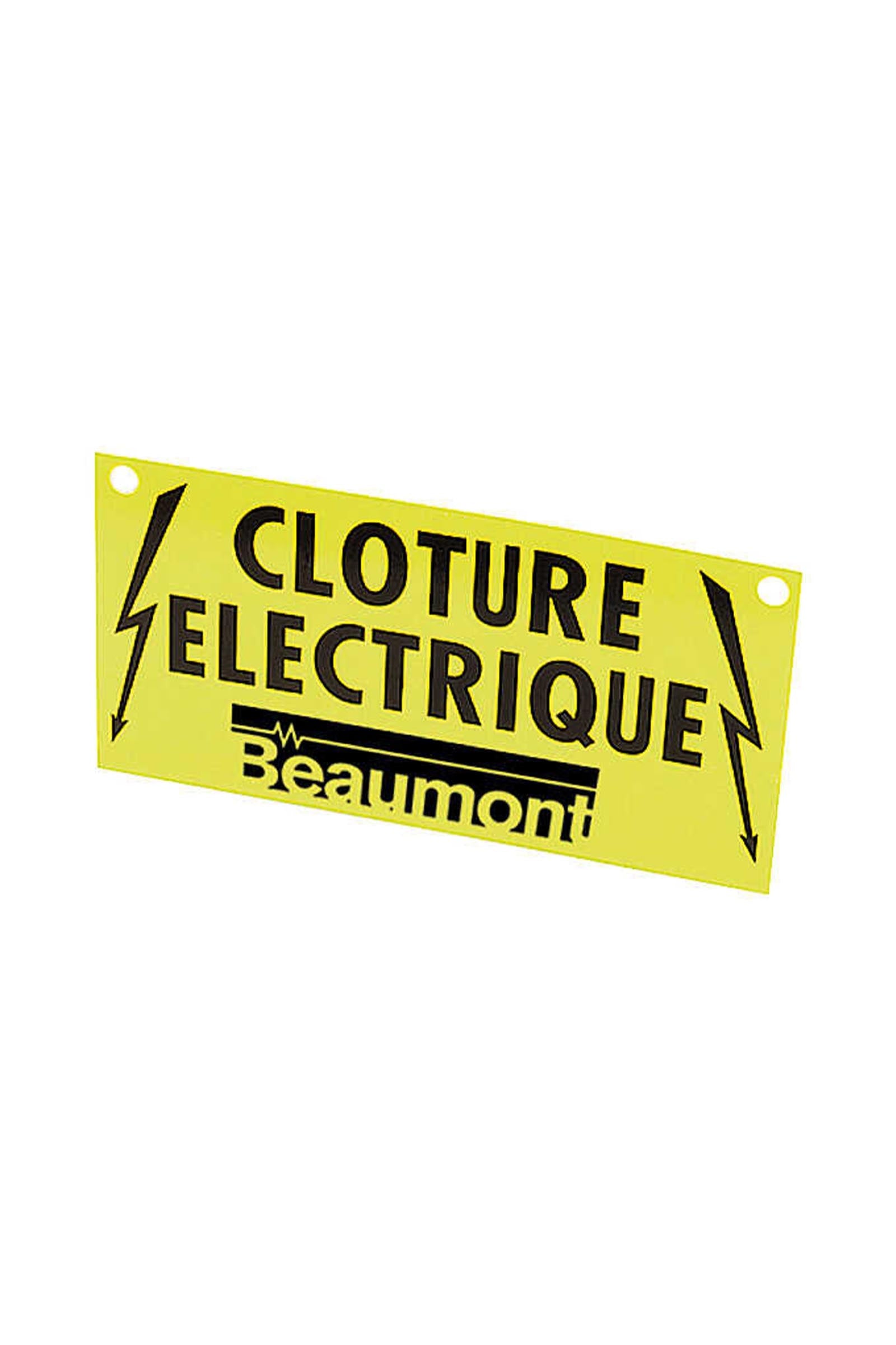 Beaumont Fence Sign Plate Fencing Supplies