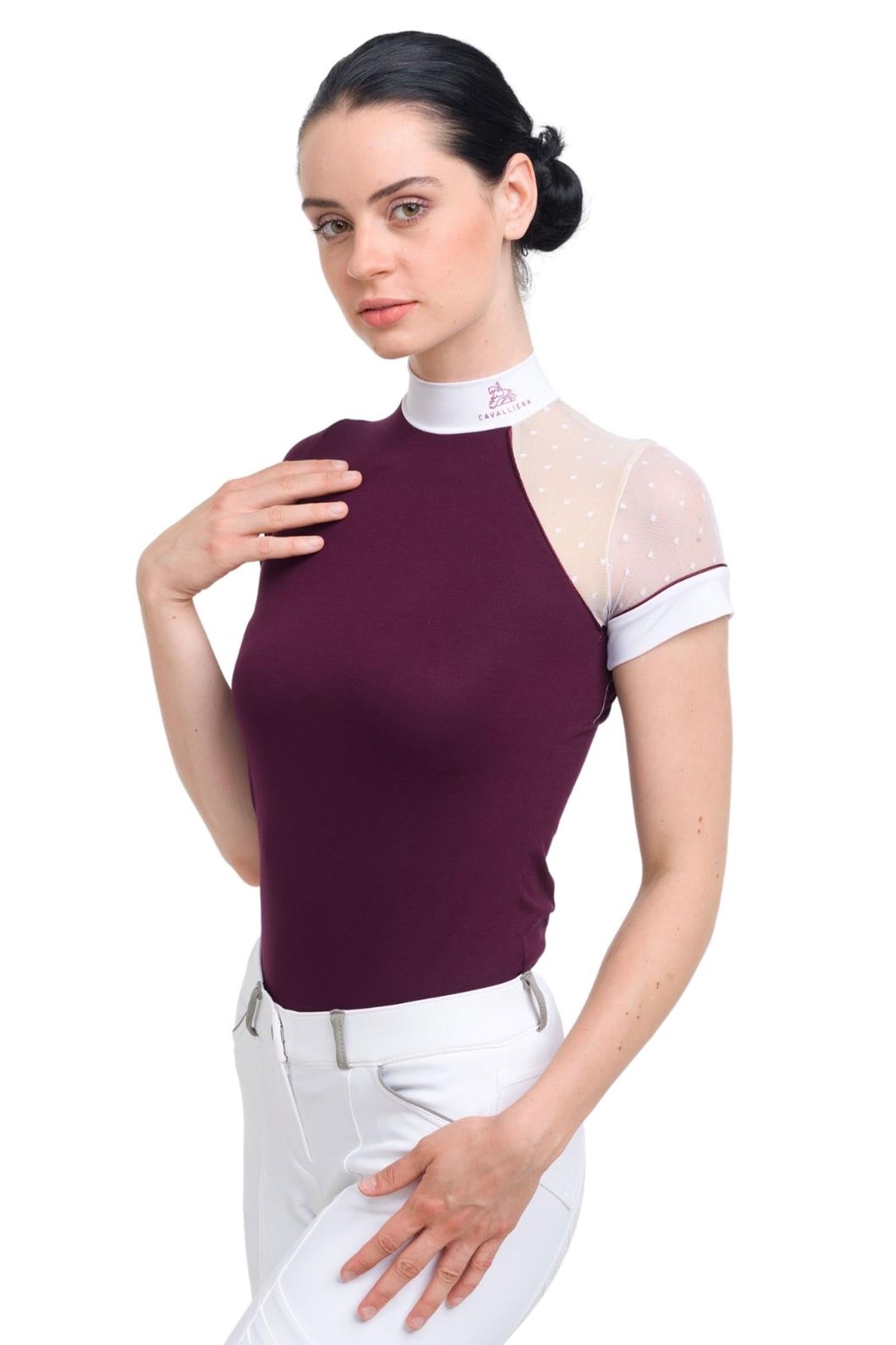 Cavalliera Modern Dame Women´s Riding Show Shirt, Short Sleeve Women’s Riding Clothing