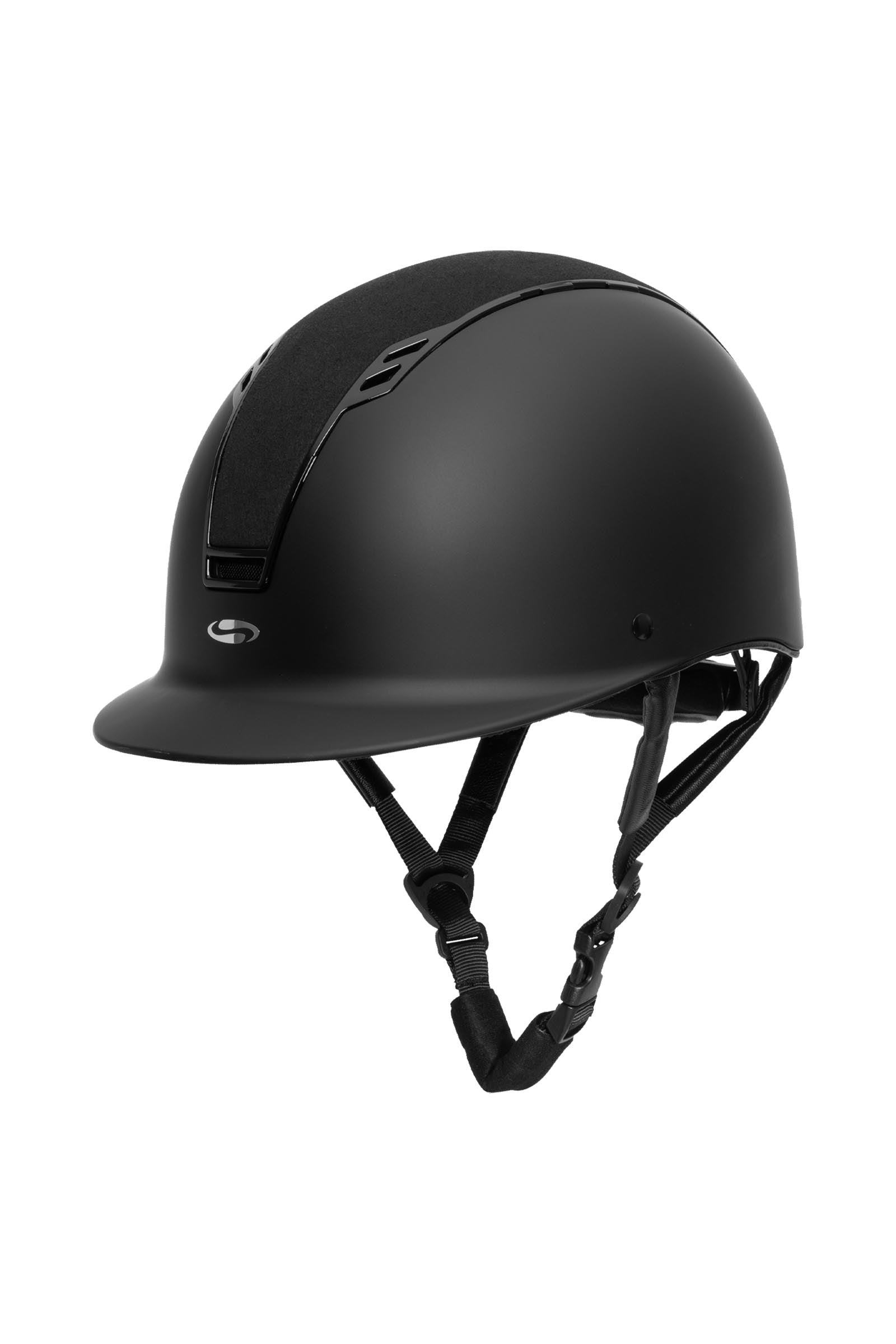 SWING H22 Mat/Velvet rijdhelm Paardrijcaps & Bodyprotectors