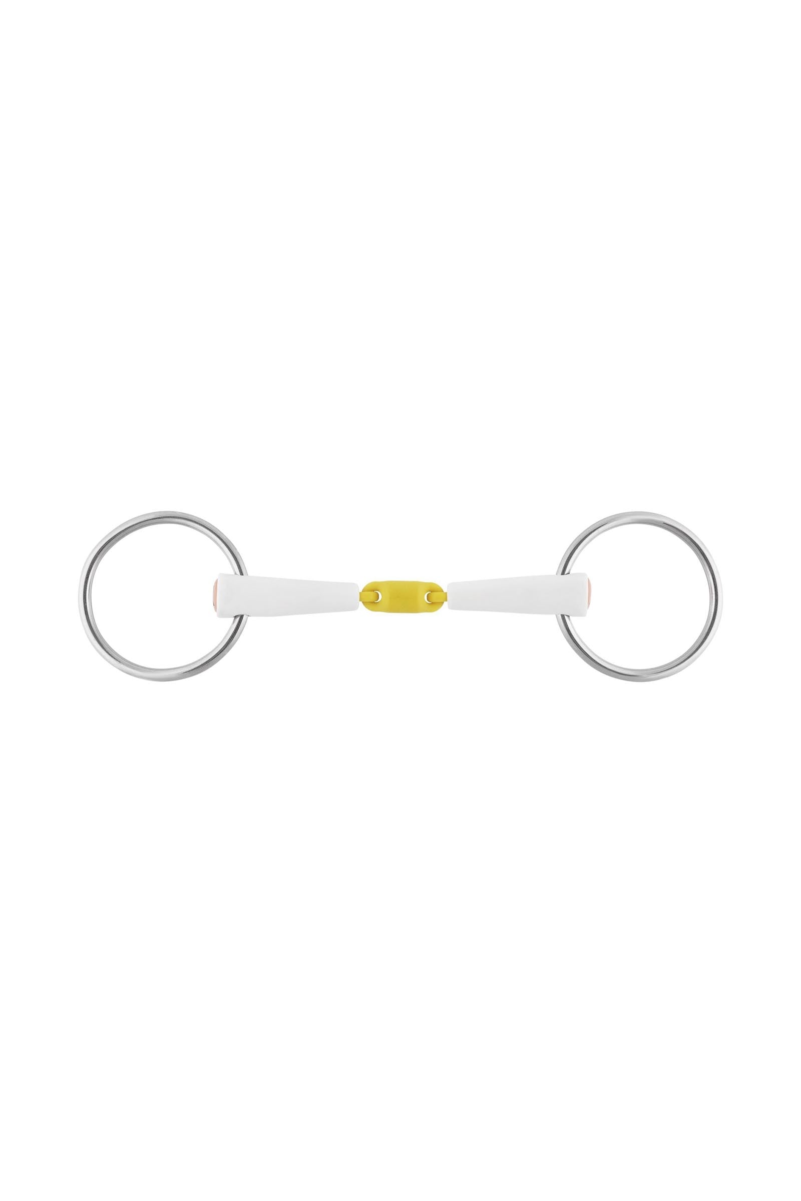 Sprenger Nathe Loose Ring Snaffle Bit, Double Jt. 18mm 70mm Ring, Thermoplastic Horse Bits