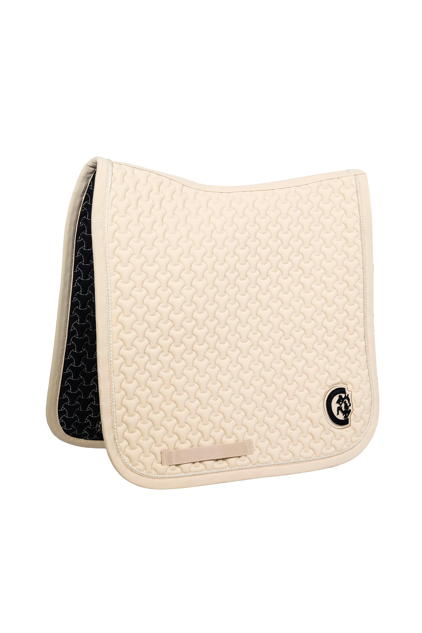 Kentucky Horsewear Saddle Pad Plaited 3D Logo Dressage Saddle Pads