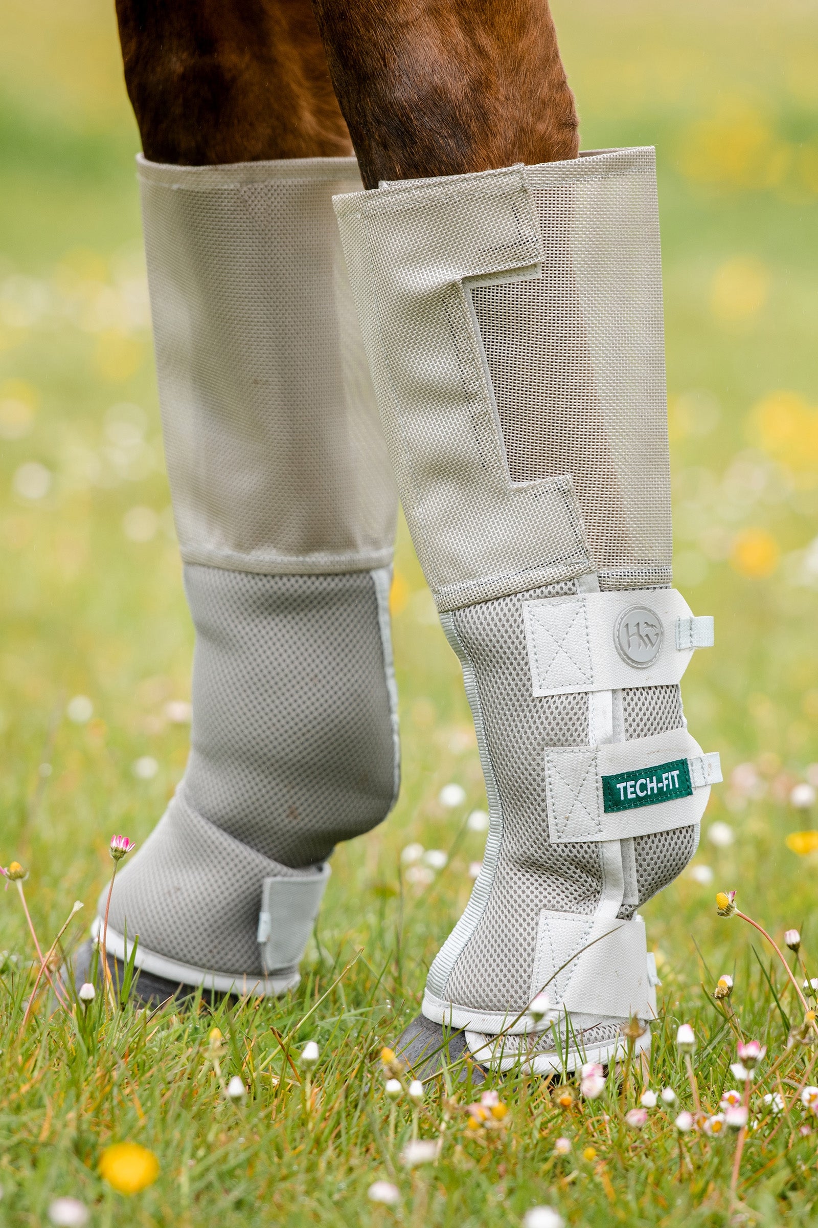 Horseware Rambo Tech-Fit Vliegen Beenbescherming (Set van 4) Leg Protection & Hoof Protection for Horses