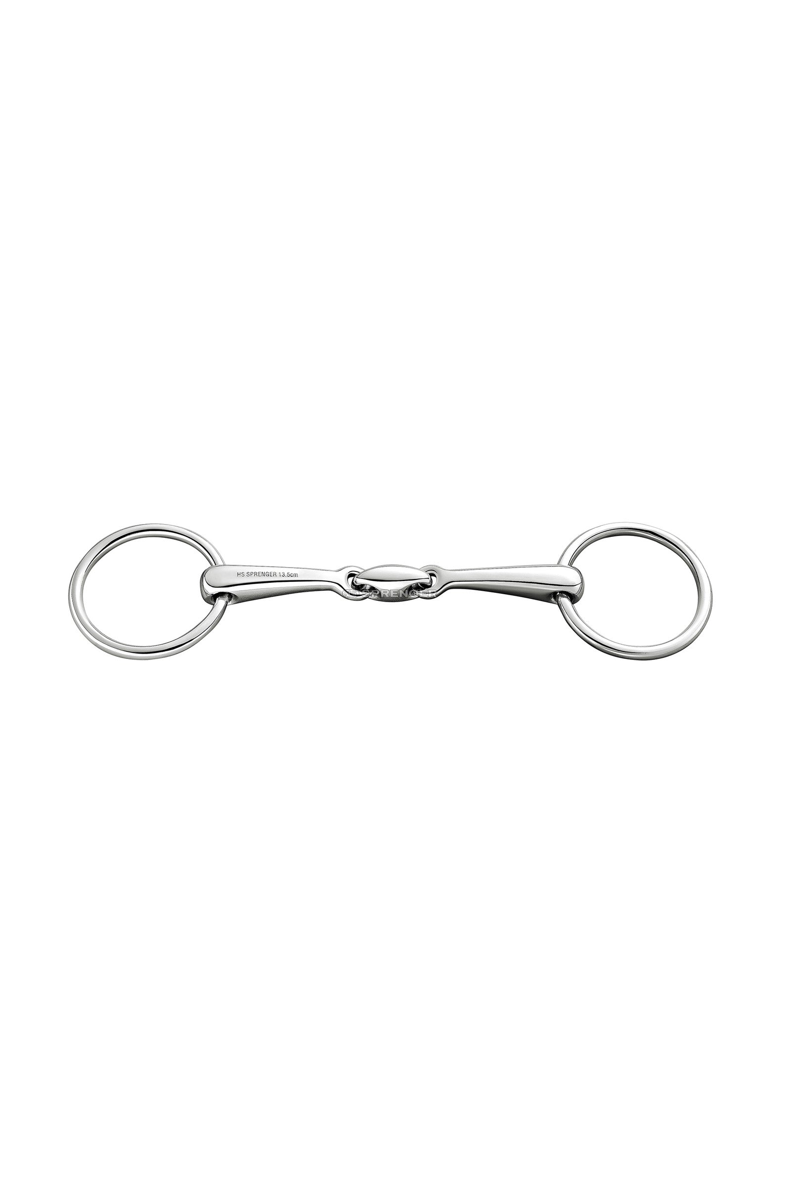 Sprenger Loose Ring Snaffle Bit, Double Jt. 14mm, Stainless St. Horse Bits