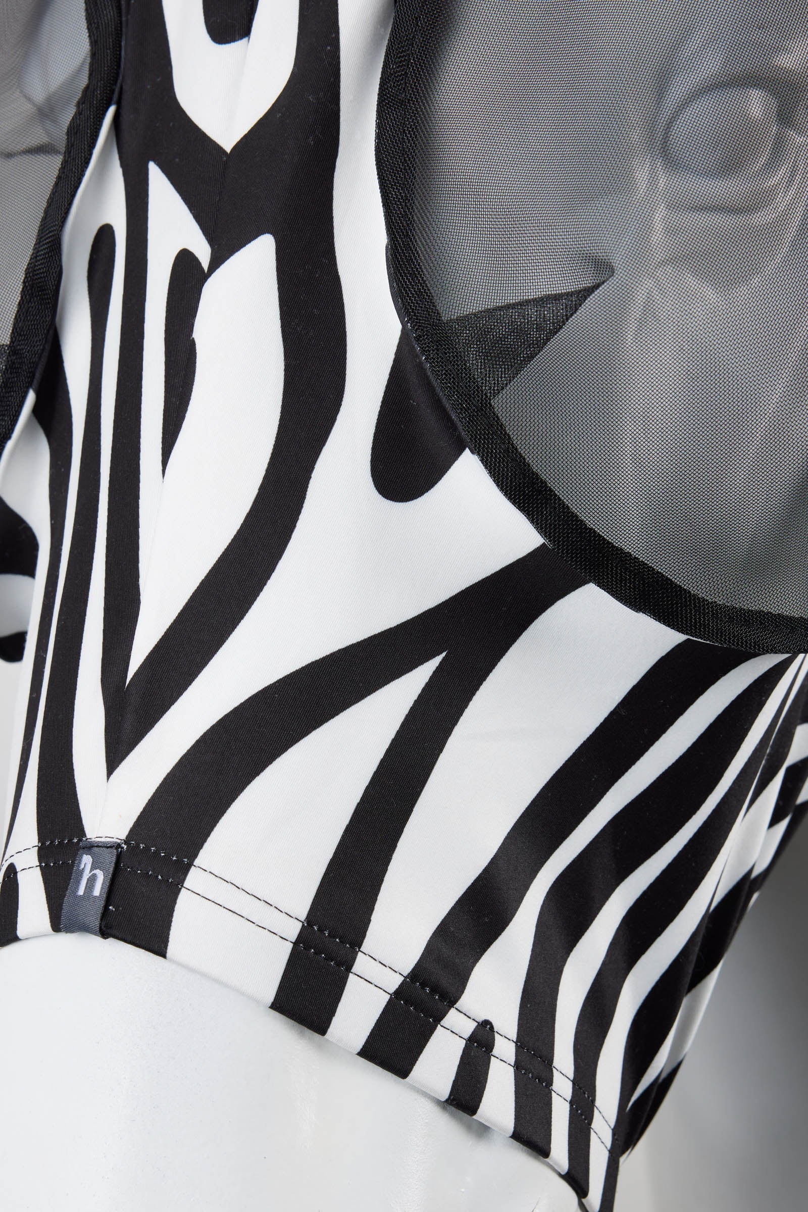 Horze Elastic Fly Mask With Zip Antifly Protection for Horses