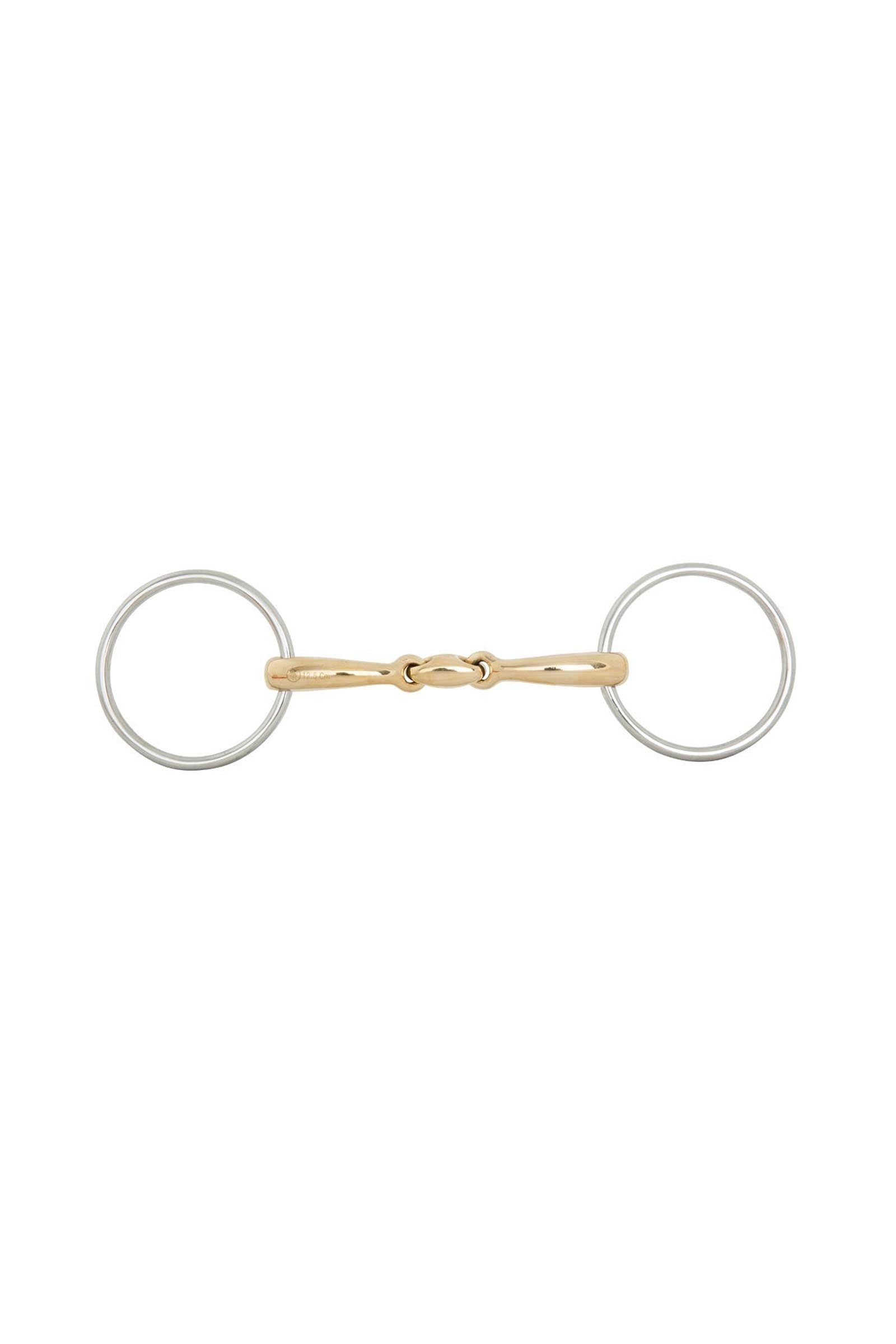 BR Loose Ring Snaffel 16mmsoft Contact Double Jointed Bitten