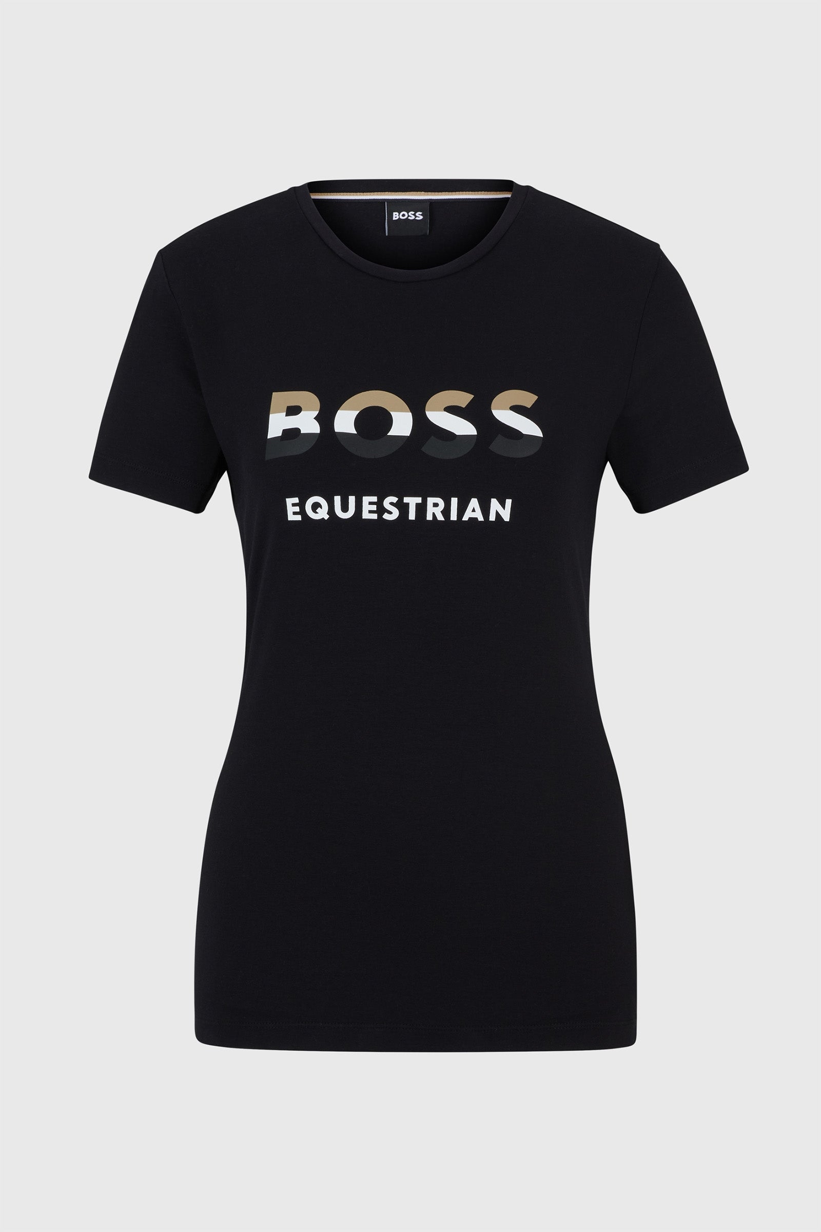 Boss Maya Logo T-shirt Dames paardrijkleding