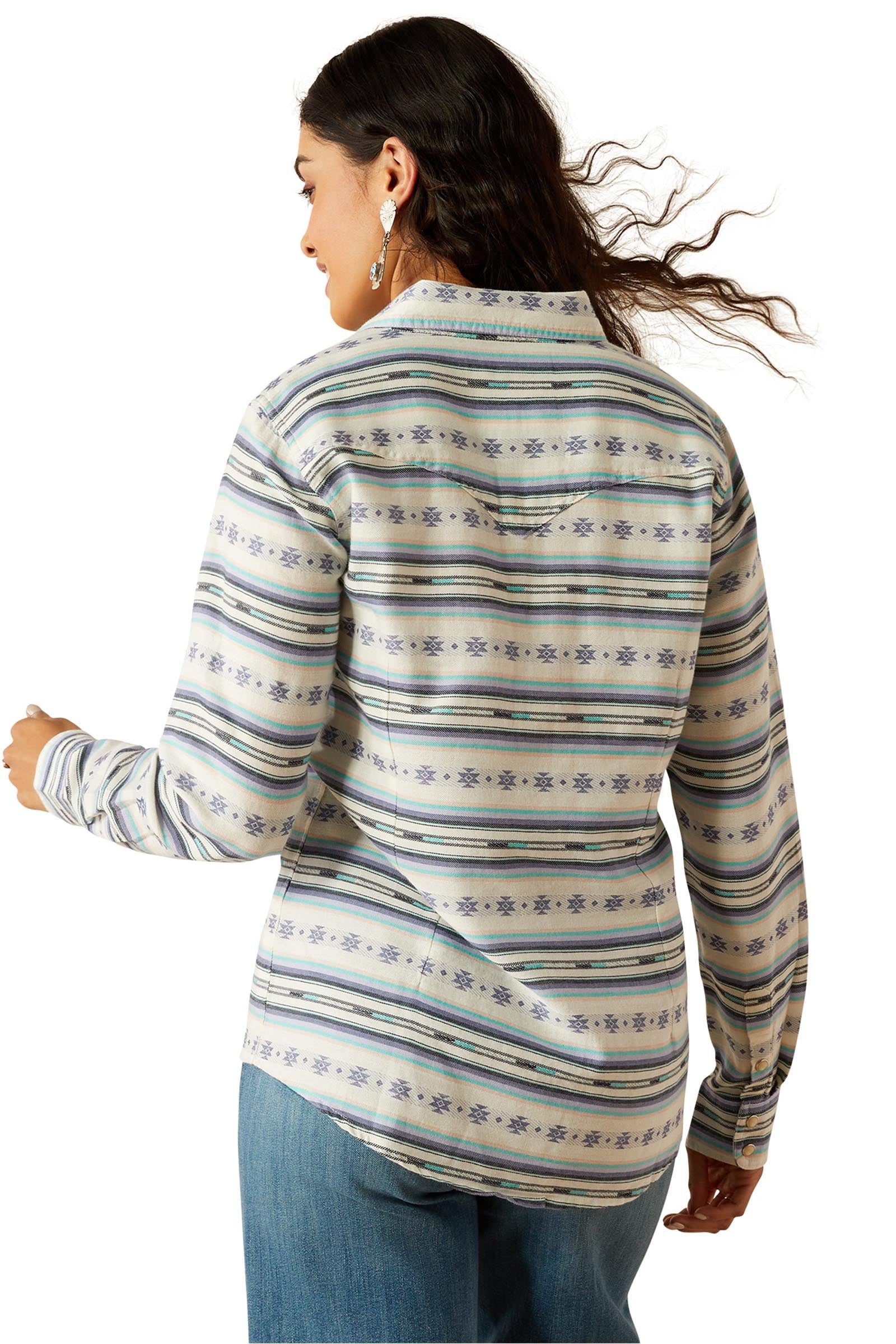 Ariat Seaside Serape Women's Shirt With Snap Buttons Women’s Riding Clothing