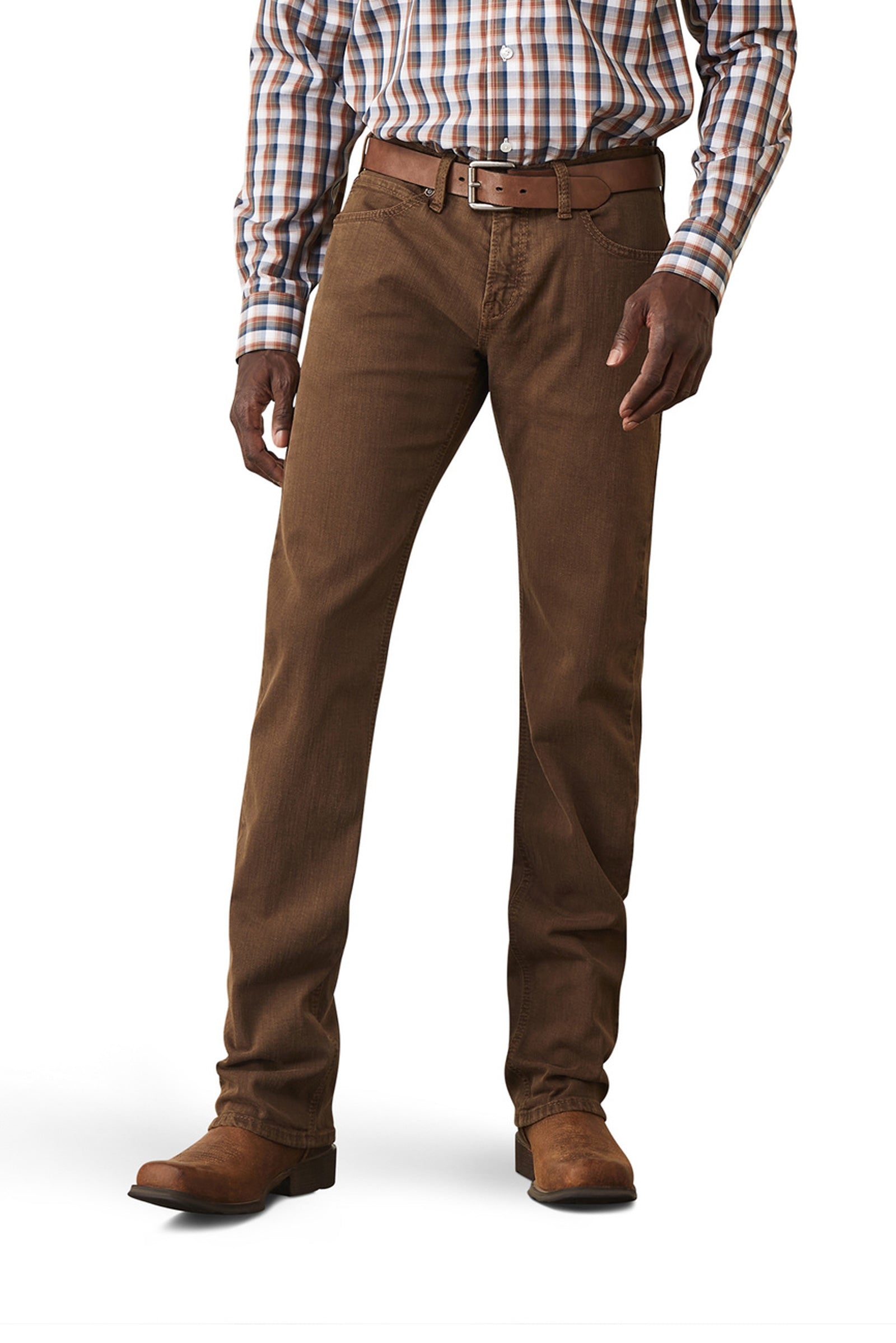 Ariat Men's M7 Str Grizzly Straight Jeans Olive Mens Riding Clothing