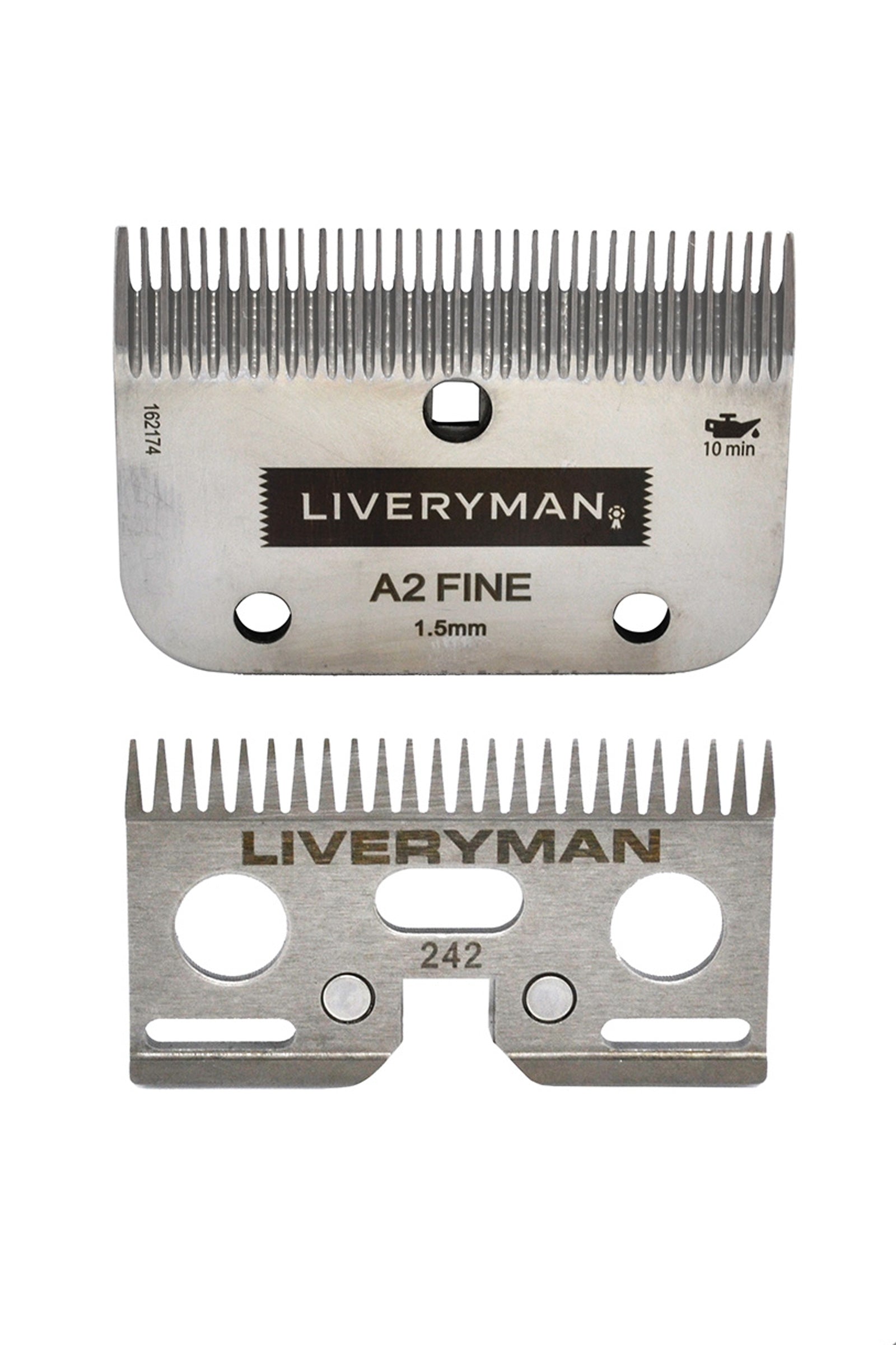 Liveryman A2 Blade Set Cutter & Comb Fine, 1.5 mm Scheren & Trimmen