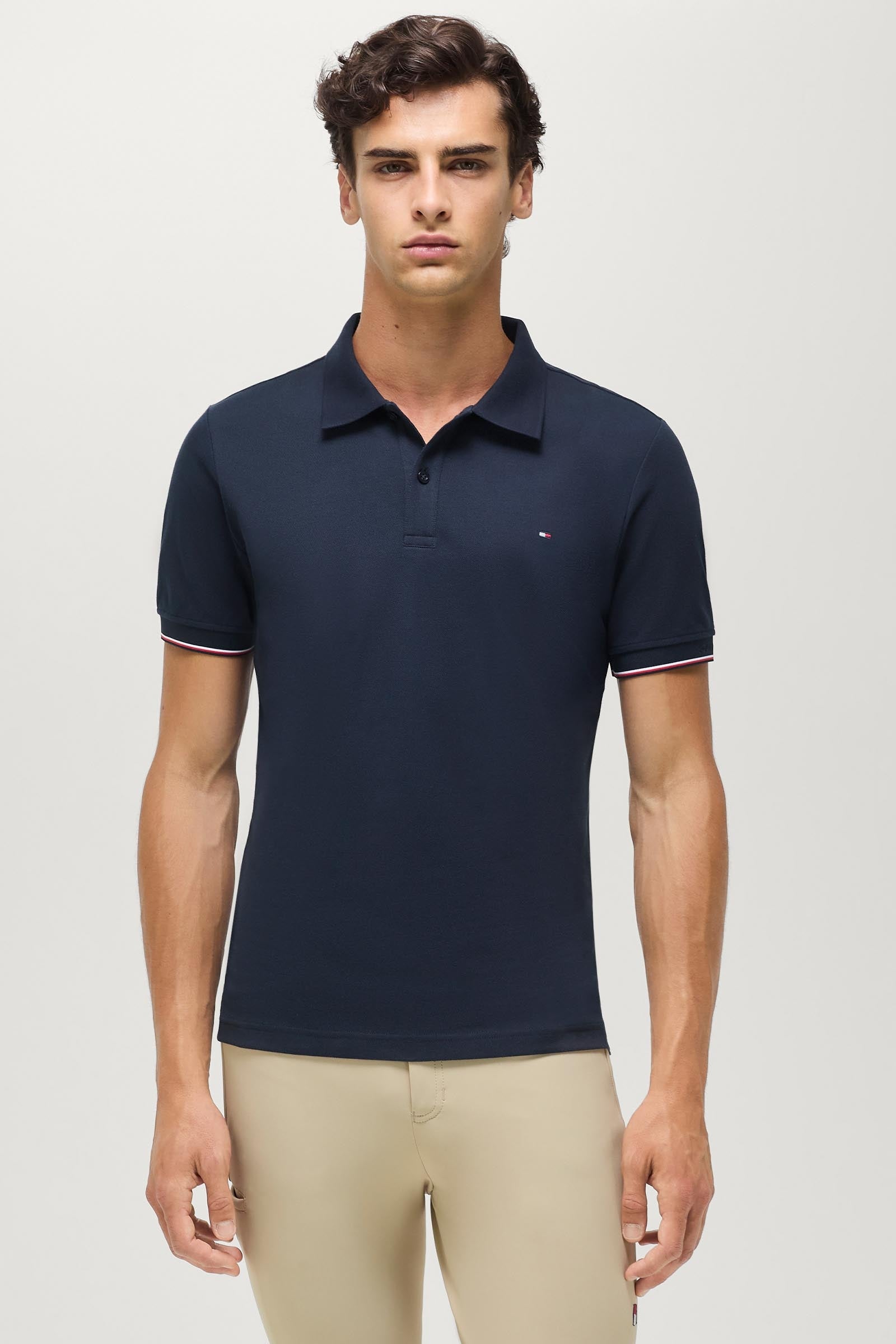 Tommy Hilfiger Equestrian Davis Pique Men's Poloshirt Mens Riding Clothing