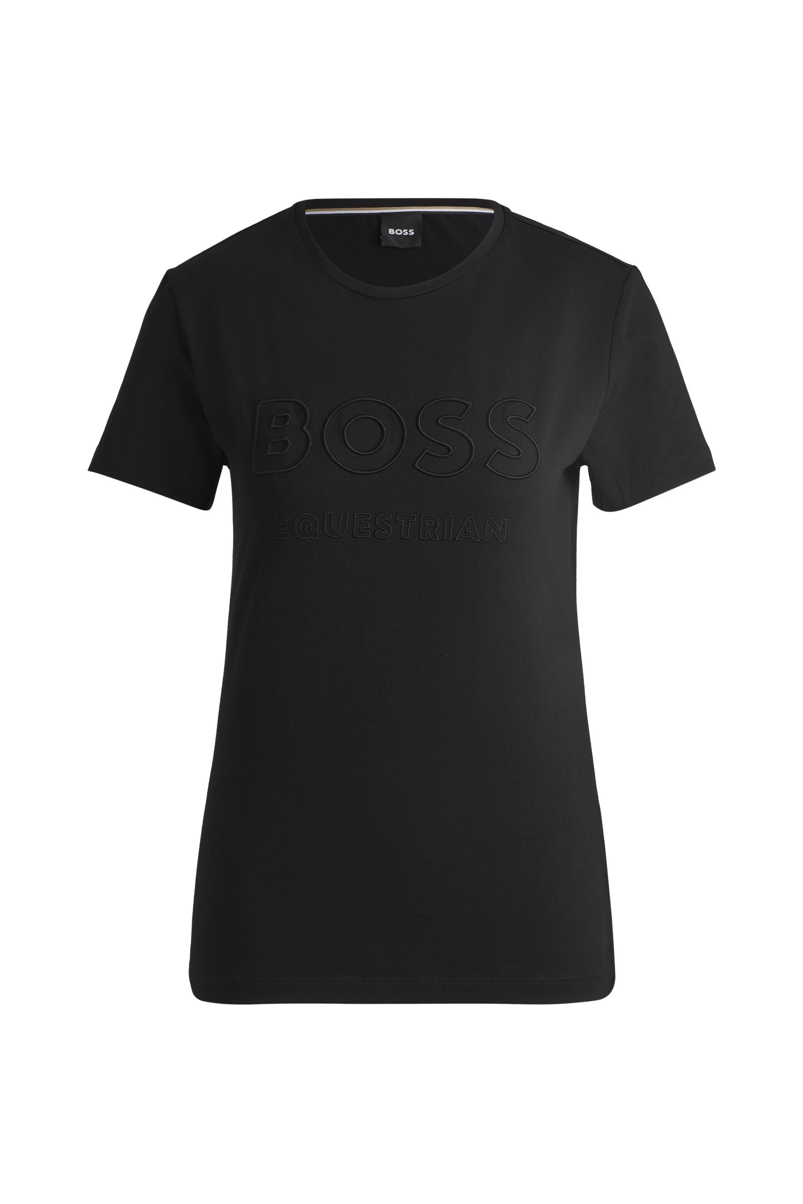 BOSS Equestrian Boss Maya dames-T-shirt met borduursel Dames paardrijkleding