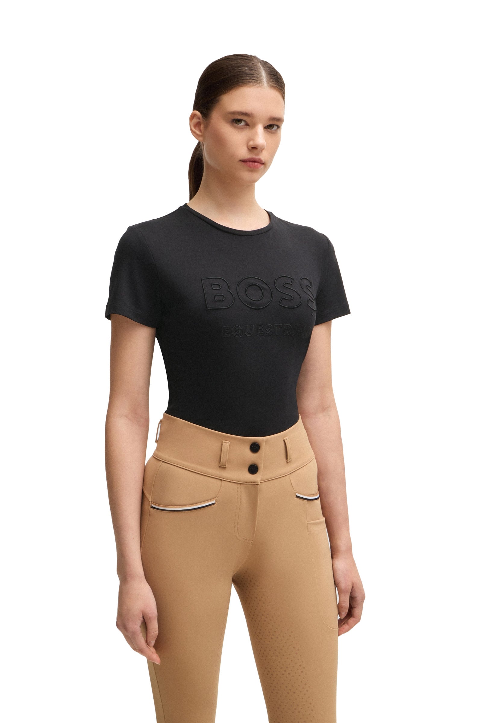 Boss Maya Women´s T-Shirt With Embroidery Women’s Riding Clothing