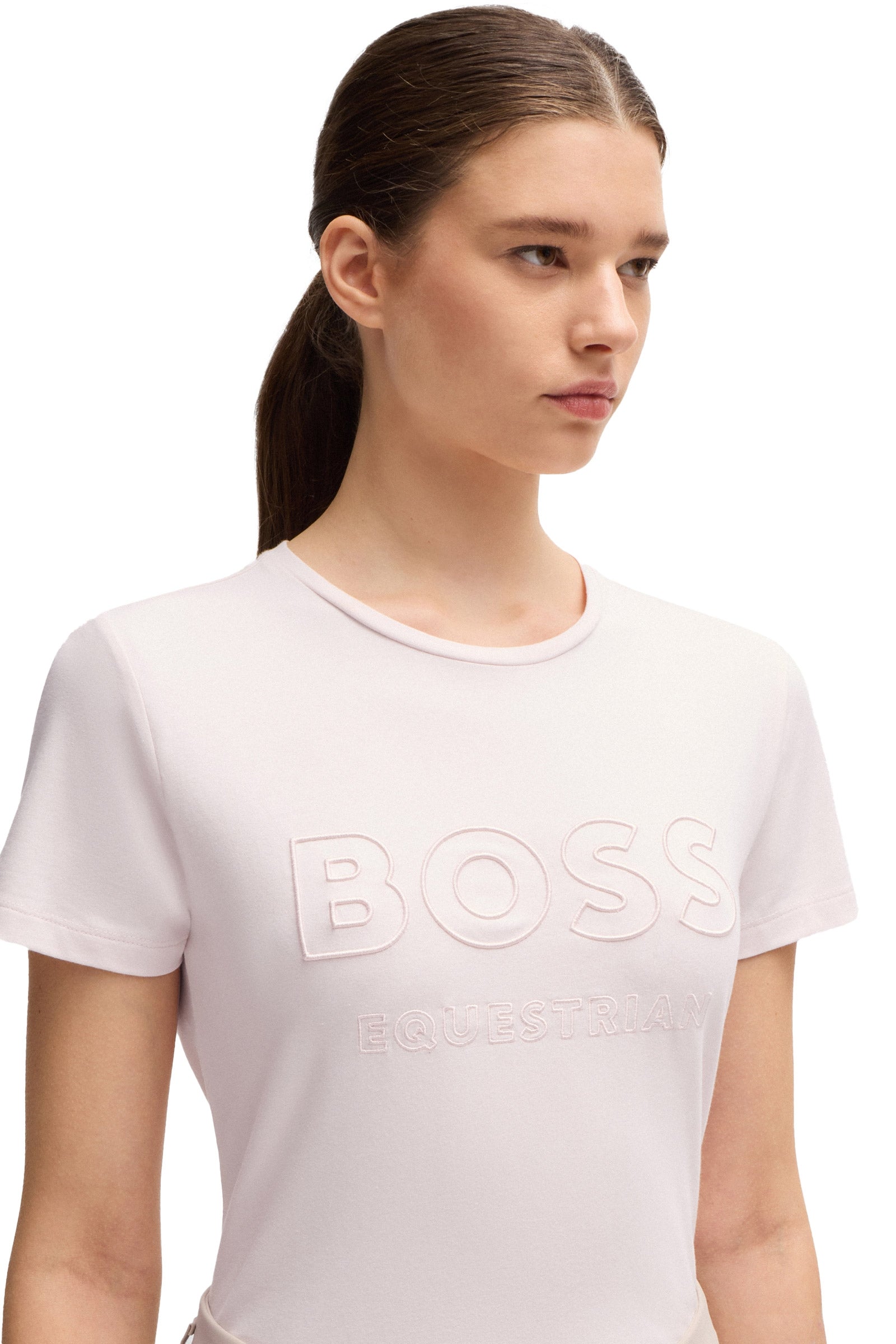 Boss Maya Women´s T-Shirt With Embroidery Women’s Riding Clothing