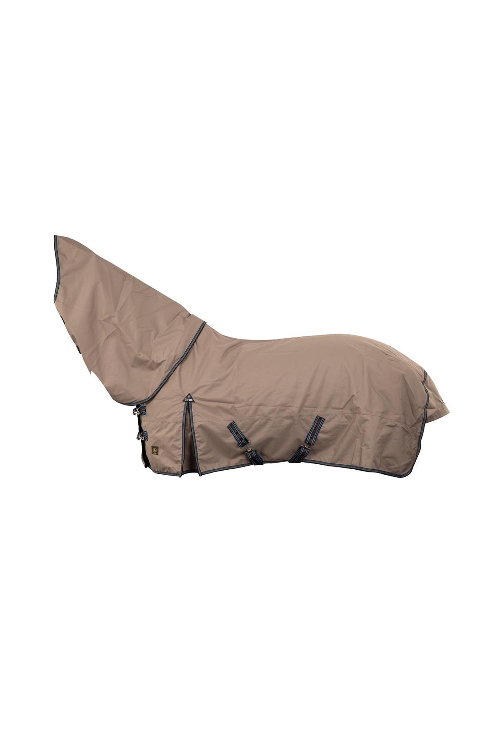 BR Classic 1200D regendeken met afneembaar halsdeel, 0 g Paardendekens